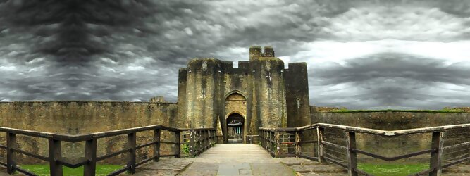 Caerphilly Castle Wales