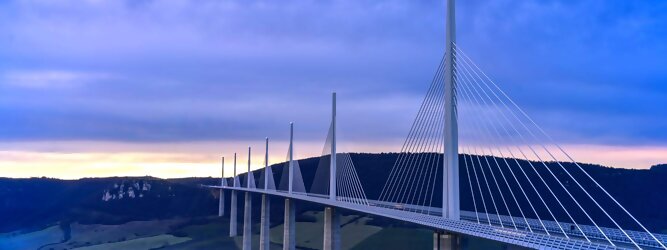 Millau Viadukt in Südfrankreich