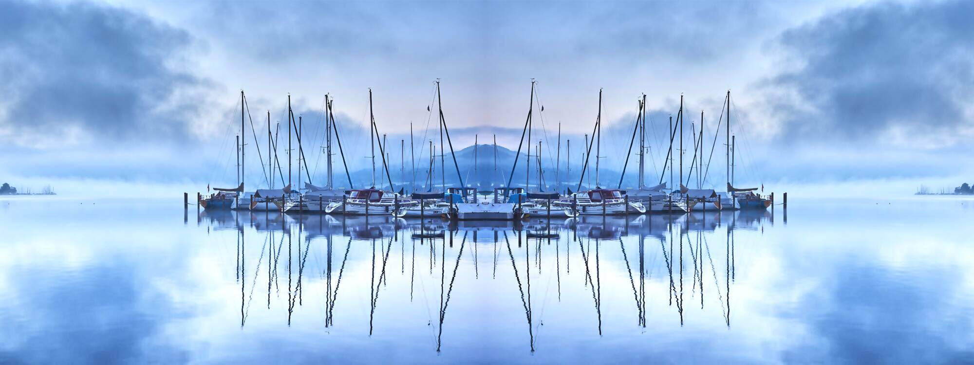 Der Bregenzer Hafen am Bodensee in Vorarlberg